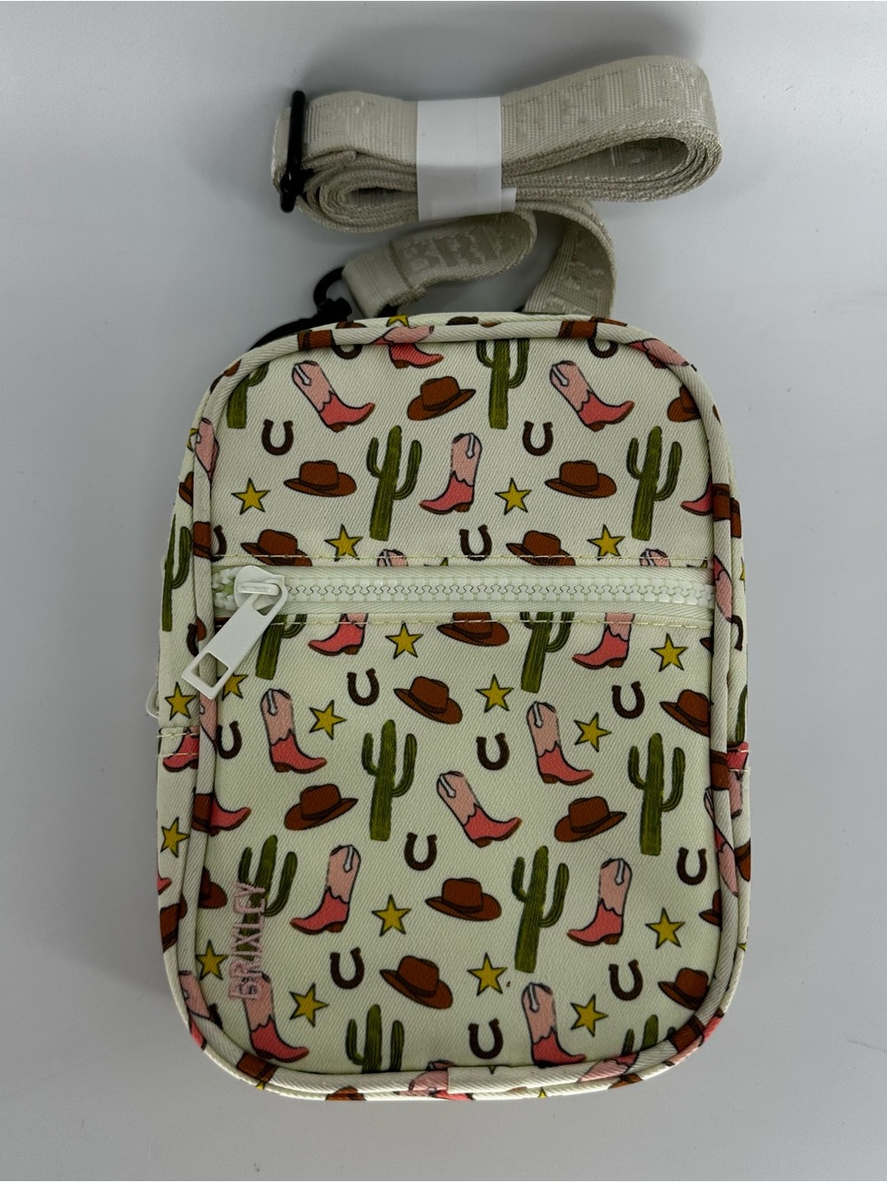 Brixley Western Cowgirl Crossbody Phone Bag Boots Cactus Horseshoe NWOT